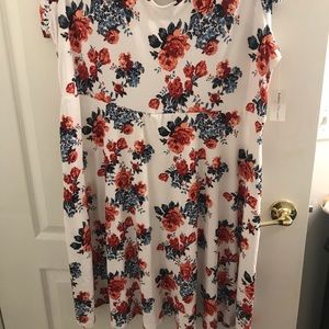 Super soft nwt knee length floral dress